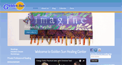 Desktop Screenshot of goldensunhealing.com
